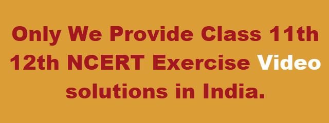 NCERT Chemistry video solutions ncert chemistry video lectures