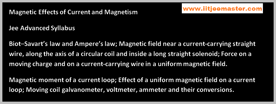 iit jee advance physics magnetism iit jee advance physics lectures magnetism