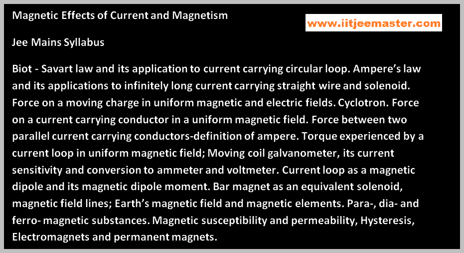 iit jee magnetism mains video iit jee magnetism mains videos