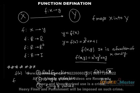 Funtions iit jee video math