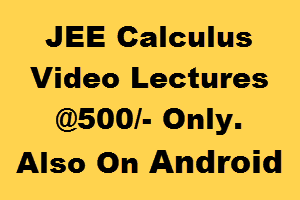 Calculus iit jee maths video lectures