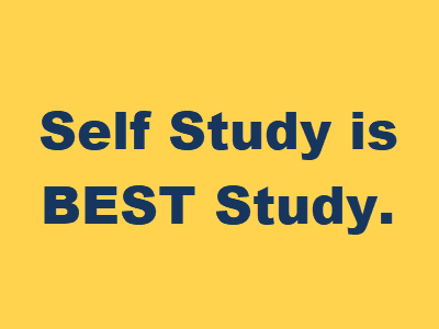 Self study tips for iit jee